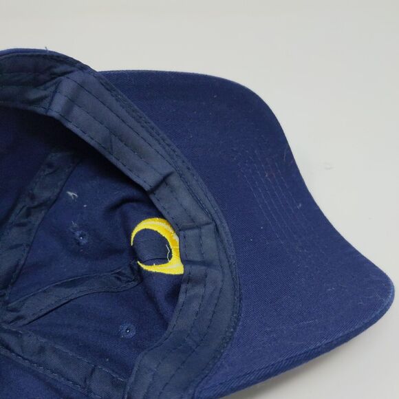 Sailor Moon Women's Strapback Hat Blue Embroidered Luna Moon Logo Anime Toei - Picture 10 of 12